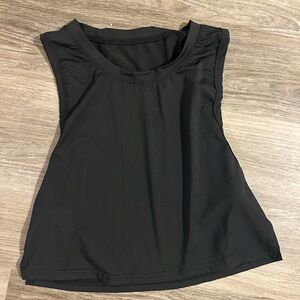Black Sleeveless Women's Top
